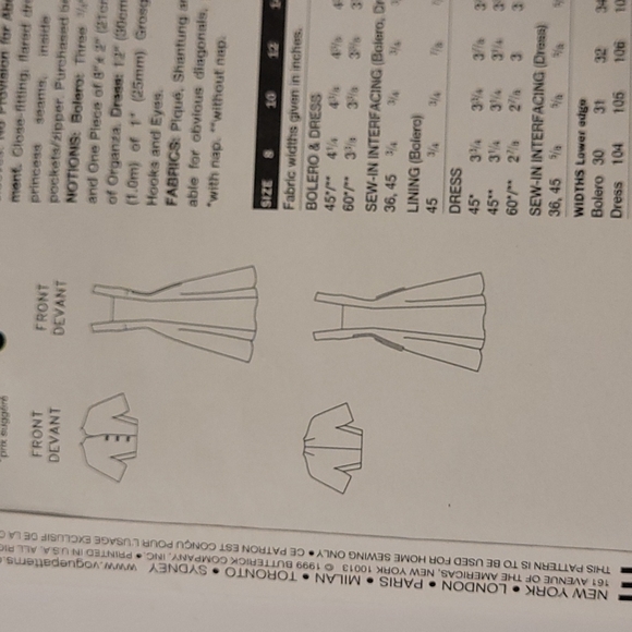 UNCUT Vogue Vintage Model Original 1954 Design Sewing Pattern 2267 Limited Ed - Picture 4 of 8